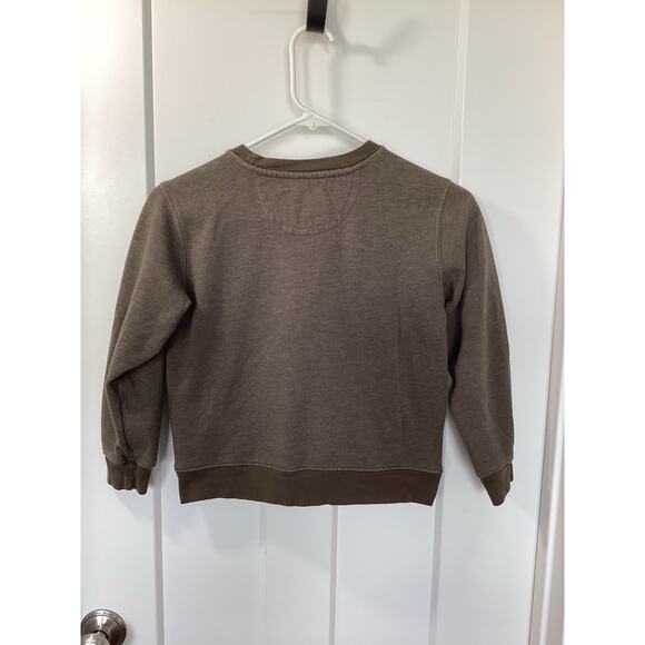 Girls Natural life graph sweatshirt be happy floral boho brown - Picture 6 of 9